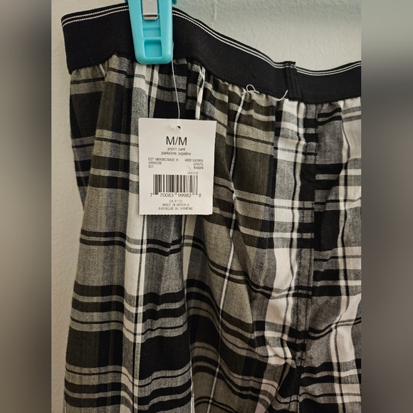 George Men's NWT Lounge Relax Pajama Pants Sleep Plaid Pattern PJ pj Medium BNWT - Picture 4 of 6